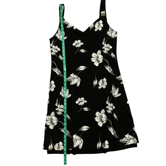WHITE HOUSE BLACK MARKET NWT Sleeveless Floral Reversible Tank Dress L - Picture 10 of 12